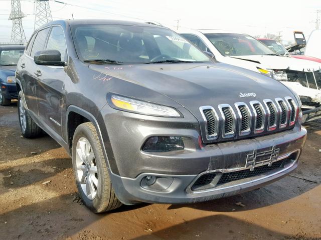 1C4PJMDS2FW647567 - 2015 JEEP CHEROKEE L GRAY photo 1