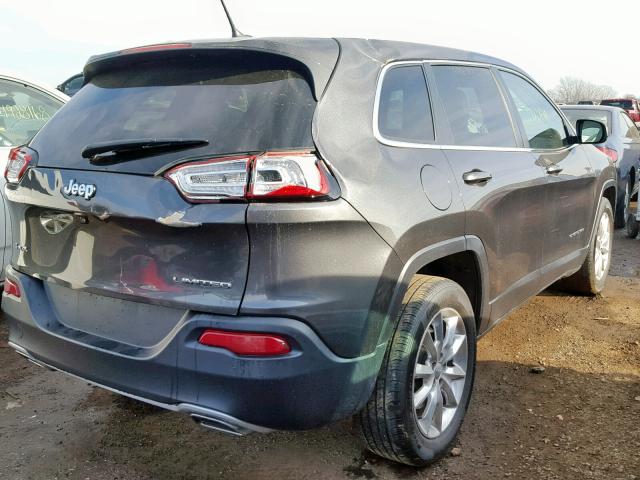 1C4PJMDS2FW647567 - 2015 JEEP CHEROKEE L GRAY photo 4