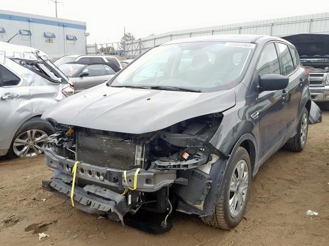 1FMCU0F74GUC60695 - 2016 FORD ESCAPE S GRAY photo 2