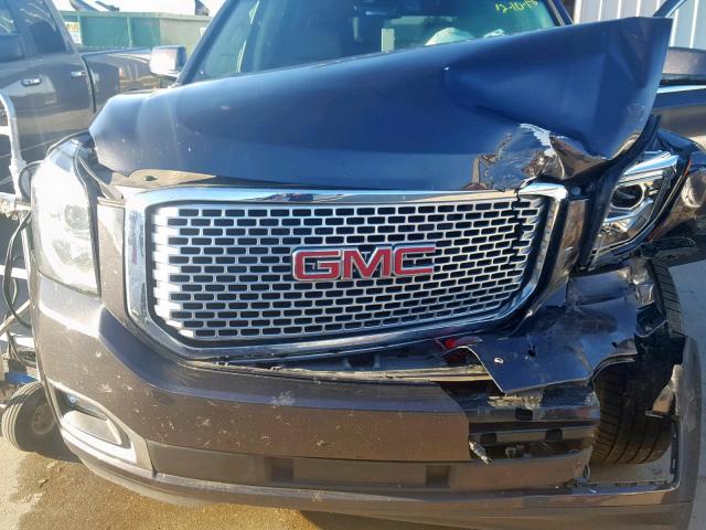 1GKS1JKJ9FR702358 - 2015 GMC YUKON XL D BROWN photo 7