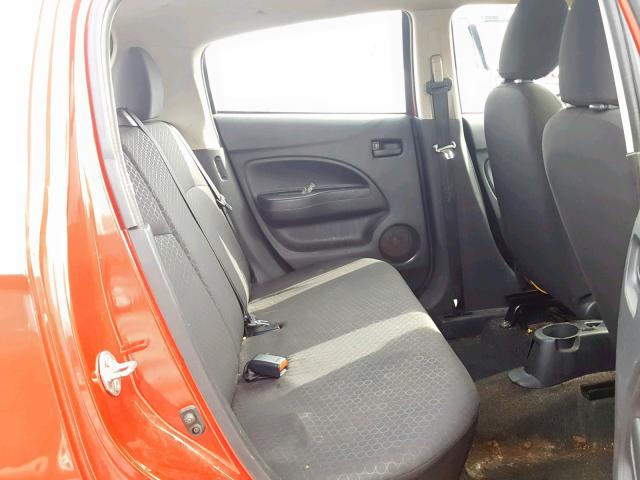 ML32A3HJ8FH009594 - 2015 MITSUBISHI MIRAGE DE RED photo 6