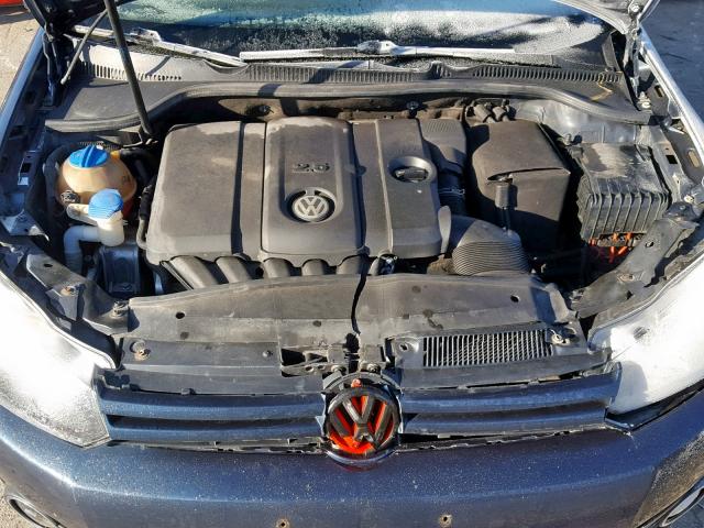 WVWAB7AJ2CW298003 - 2012 VOLKSWAGEN GOLF 蓝色 照片 7