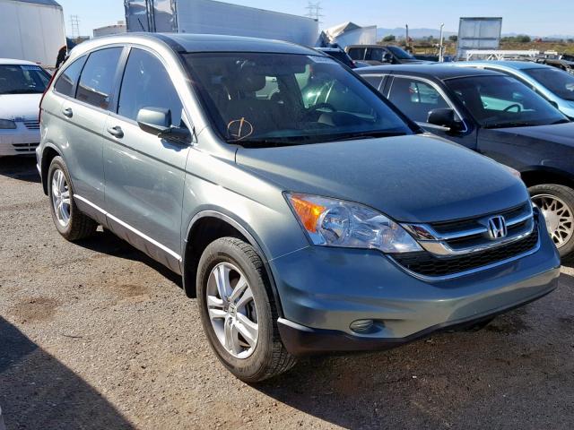 JHLRE3H71BC015834 - 2011 HONDA CR-V EXL TURQUOISE photo 1