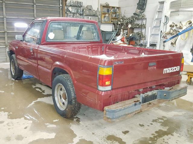 JM2UF1132P0361900 - 1993 MAZDA B2200 SHOR MAROON photo 3