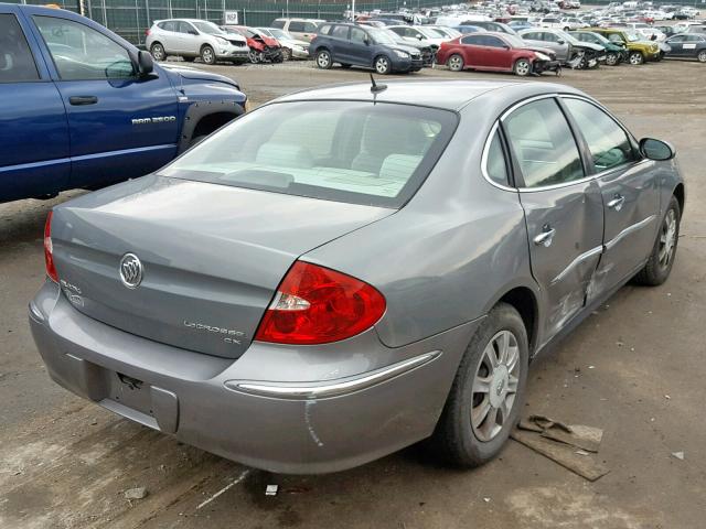 2G4WC582481184178 - 2008 BUICK LACROSSE C GRAY photo 4