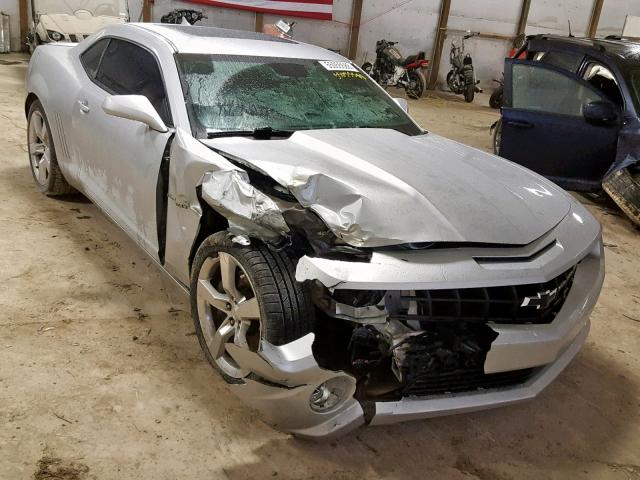 2G1FK1EJ8A9153592 - 2010 CHEVROLET CAMARO SS SILVER photo 1