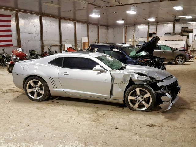 2G1FK1EJ8A9153592 - 2010 CHEVROLET CAMARO SS SILVER photo 9