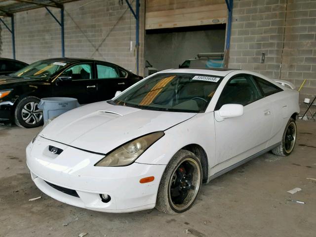 JTDDY32T910040825 - 2001 TOYOTA CELICA GT- WHITE photo 2