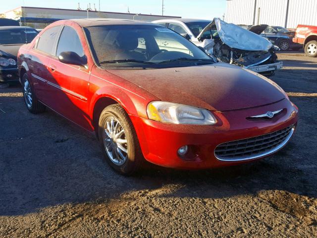 1C3AL56R02N324705 - 2002 CHRYSLER SEBRING LX RED photo 1