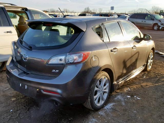 JM1BL1M58B1499168 - 2011 MAZDA 3 S GRAY photo 4