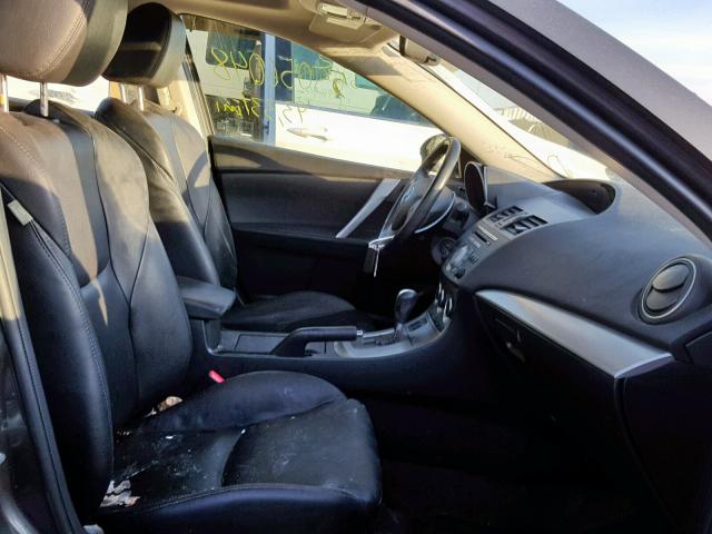 JM1BL1M58B1499168 - 2011 MAZDA 3 S GRAY photo 5