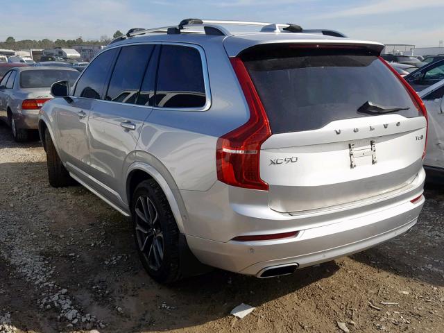 YV4A22PK7G1075975 - 2016 VOLVO XC90 T6 SILVER photo 3