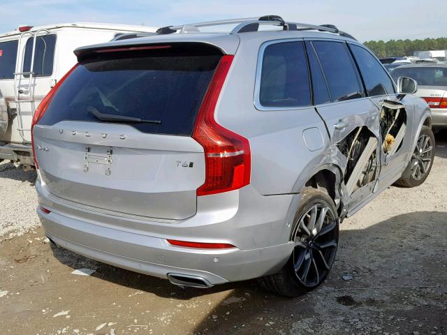 YV4A22PK7G1075975 - 2016 VOLVO XC90 T6 SILVER photo 4