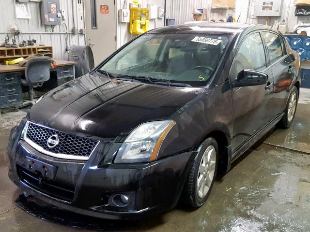 3N1AB6AP2CL645580 - 2012 NISSAN SENTRA 2.0 BLACK photo 2