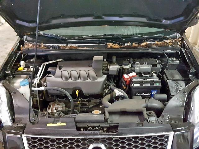 3N1AB6AP2CL645580 - 2012 NISSAN SENTRA 2.0 BLACK photo 7