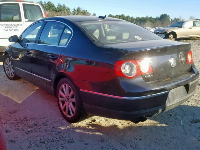 WVWEU73C46P189504 - 2006 VOLKSWAGEN PASSAT 3.6 BLACK photo 3