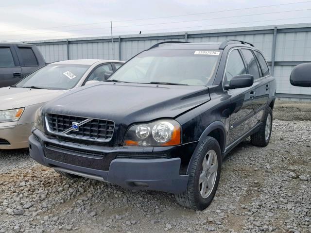 YV4CZ592561225003 - 2006 VOLVO XC90 BLACK photo 2