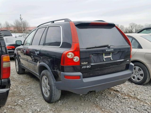 YV4CZ592561225003 - 2006 VOLVO XC90 BLACK photo 3