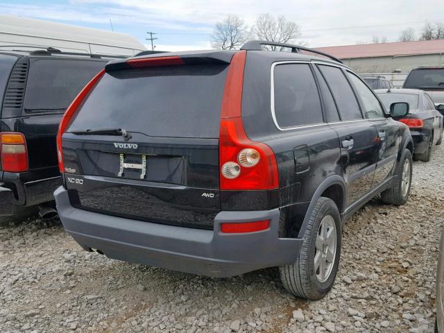 YV4CZ592561225003 - 2006 VOLVO XC90 BLACK photo 4