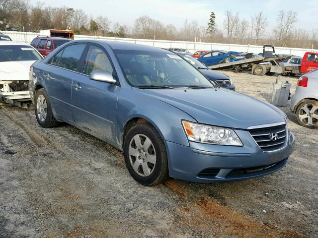 5NPET46C49H423461 - 2009 HYUNDAI SONATA GLS BLUE photo 1