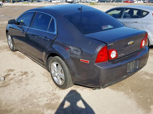 1G1ZB5E14BF107061 - 2011 CHEVROLET MALIBU LS ნაცრისფერი ფოტო 3