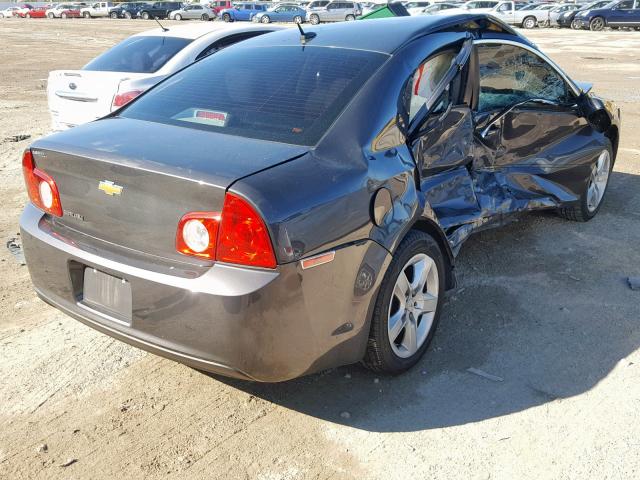 1G1ZB5E14BF107061 - 2011 CHEVROLET MALIBU LS ნაცრისფერი ფოტო 4