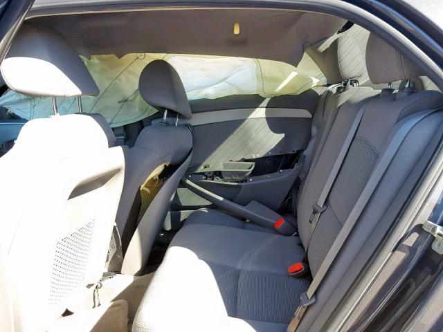1G1ZB5E14BF107061 - 2011 CHEVROLET MALIBU LS ნაცრისფერი ფოტო 6