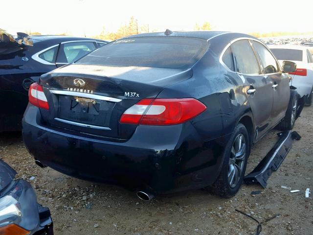 JN1BY1ARXDM600076 - 2013 INFINITI M37 X BLACK photo 4