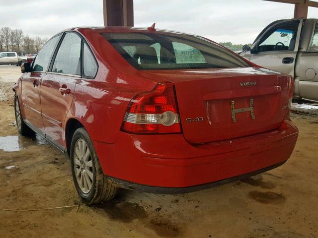 YV1MS382342023876 - 2004 VOLVO S40 2.4I RED photo 3