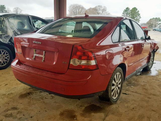 YV1MS382342023876 - 2004 VOLVO S40 2.4I RED photo 4