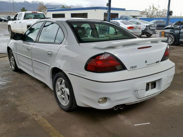 1G2NW52EX4M662133 - 2004 PONTIAC GRAND AM G WHITE photo 3