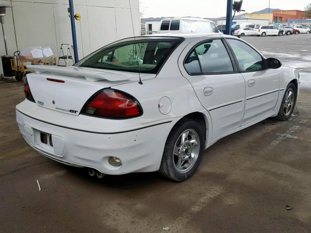 1G2NW52EX4M662133 - 2004 PONTIAC GRAND AM G WHITE photo 4