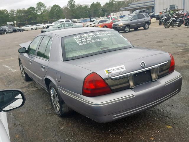 2MEFM74V96X622411 - 2006 MERCURY GRAND MARQ GRAY photo 3