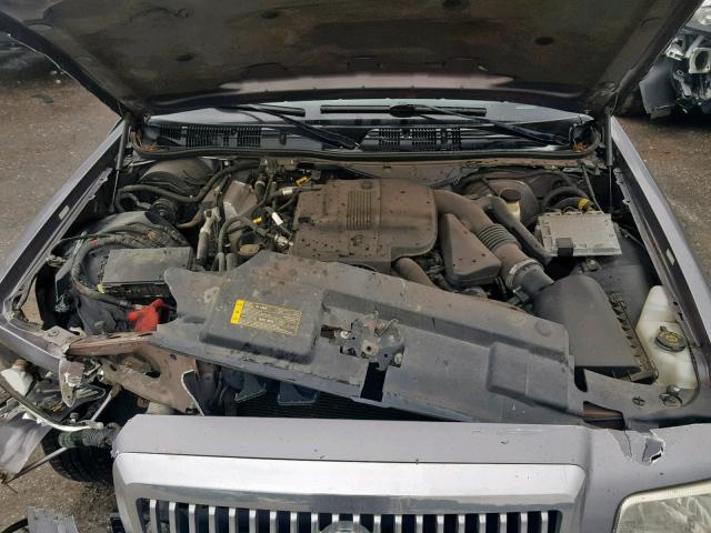 2MEFM74V96X622411 - 2006 MERCURY GRAND MARQ GRAY photo 7