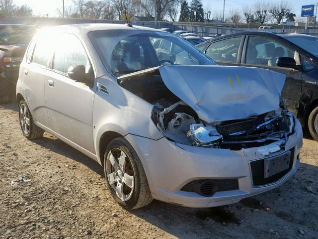 KL1TD66E89B669990 - 2009 CHEVROLET AVEO LS SILVER photo 1