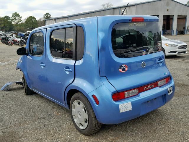 JN8AZ2KR4DT305916 - 2013 NISSAN CUBE S BLUE photo 3