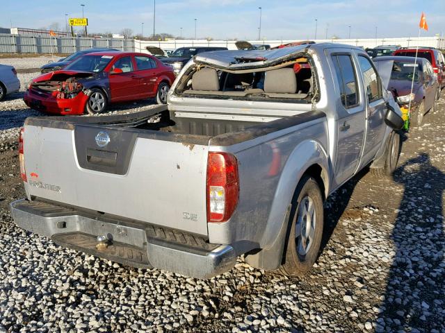 1N6AD07U45C403144 - 2005 NISSAN FRONTIER C GRAY photo 4