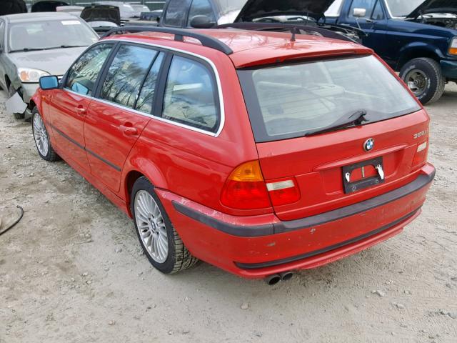 WBAEP33483PF03398 - 2003 BMW 325 XIT RED photo 3