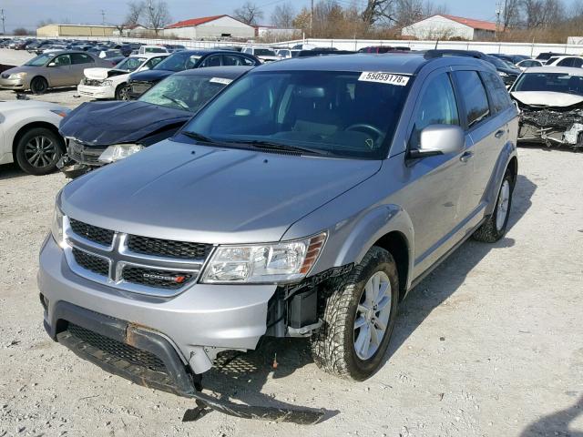 3C4PDCBB4GT167560 - 2016 DODGE JOURNEY SX SILVER photo 2