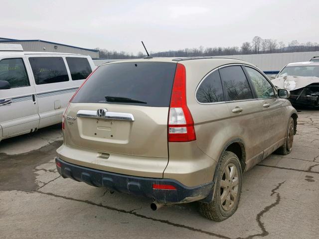 5J6RE48778L045670 - 2008 HONDA CR-V EXL TAN photo 4