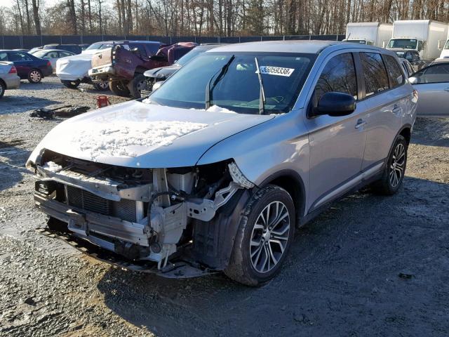 JA4AD2A38GZ003127 - 2016 MITSUBISHI OUTLANDER SILVER photo 2