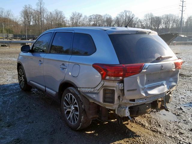 JA4AD2A38GZ003127 - 2016 MITSUBISHI OUTLANDER SILVER photo 3