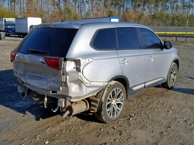 JA4AD2A38GZ003127 - 2016 MITSUBISHI OUTLANDER SILVER photo 4