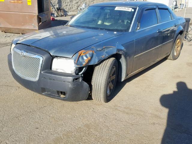 2C3KA53G16H357756 - 2006 CHRYSLER 300 TOURIN BLUE photo 2