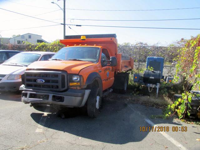 1FDAF57P87EA83401 - 2007 FORD F550 SUPER ORANGE photo 2