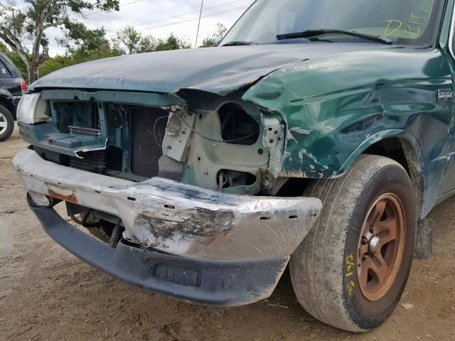 4F4YR16V4XTM36920 - 1999 MAZDA B3000 CAB GREEN photo 9