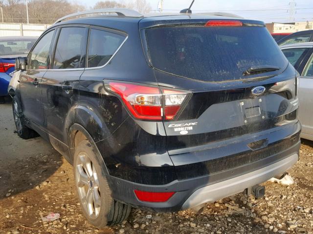 1FMCU9J92HUA46898 - 2017 FORD ESCAPE TIT BLACK photo 3