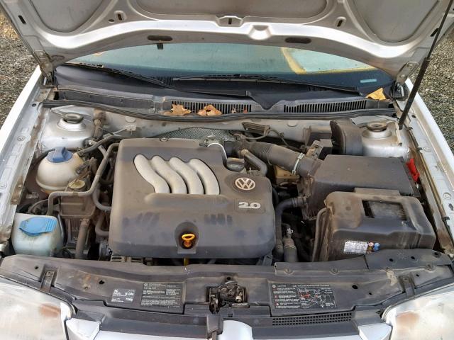 3VWSK69M94M112243 - 2004 VOLKSWAGEN JETTA GLS SILVER photo 7