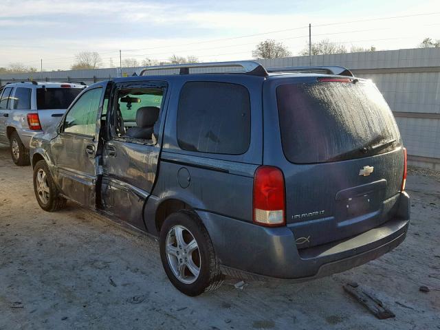 1GNDV33L25D205224 - 2005 CHEVROLET UPLANDER L Mavi foto 3