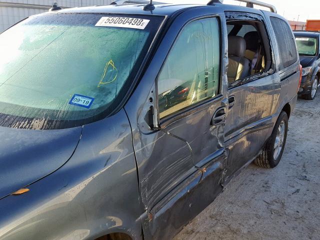 1GNDV33L25D205224 - 2005 CHEVROLET UPLANDER L Mavi foto 9